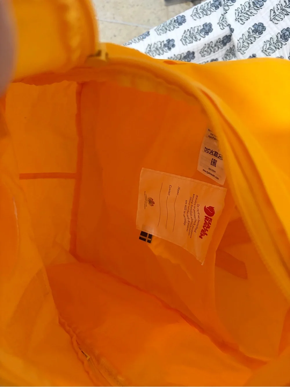 Fjallraven backpack get
